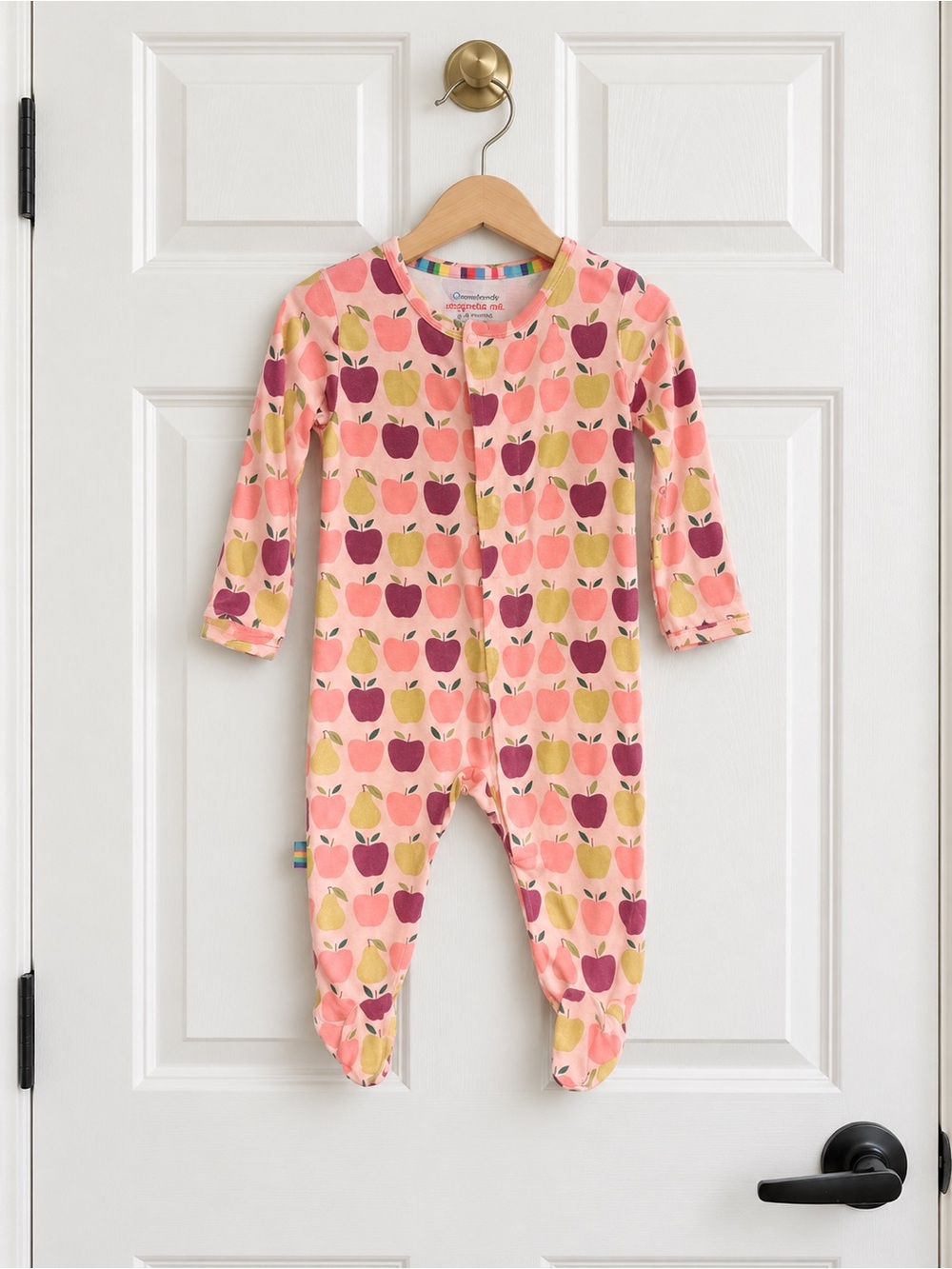 Magnetic Me Apple Pear Modal Magnetic Footie Pajamas 0-3M